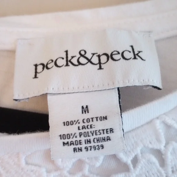 Peck & Peck Sleeveless Lace Top - Picture 2 of 4